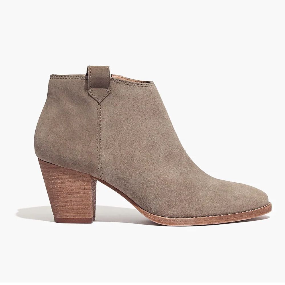 Madewell The Billie Boot in Suede Size 6